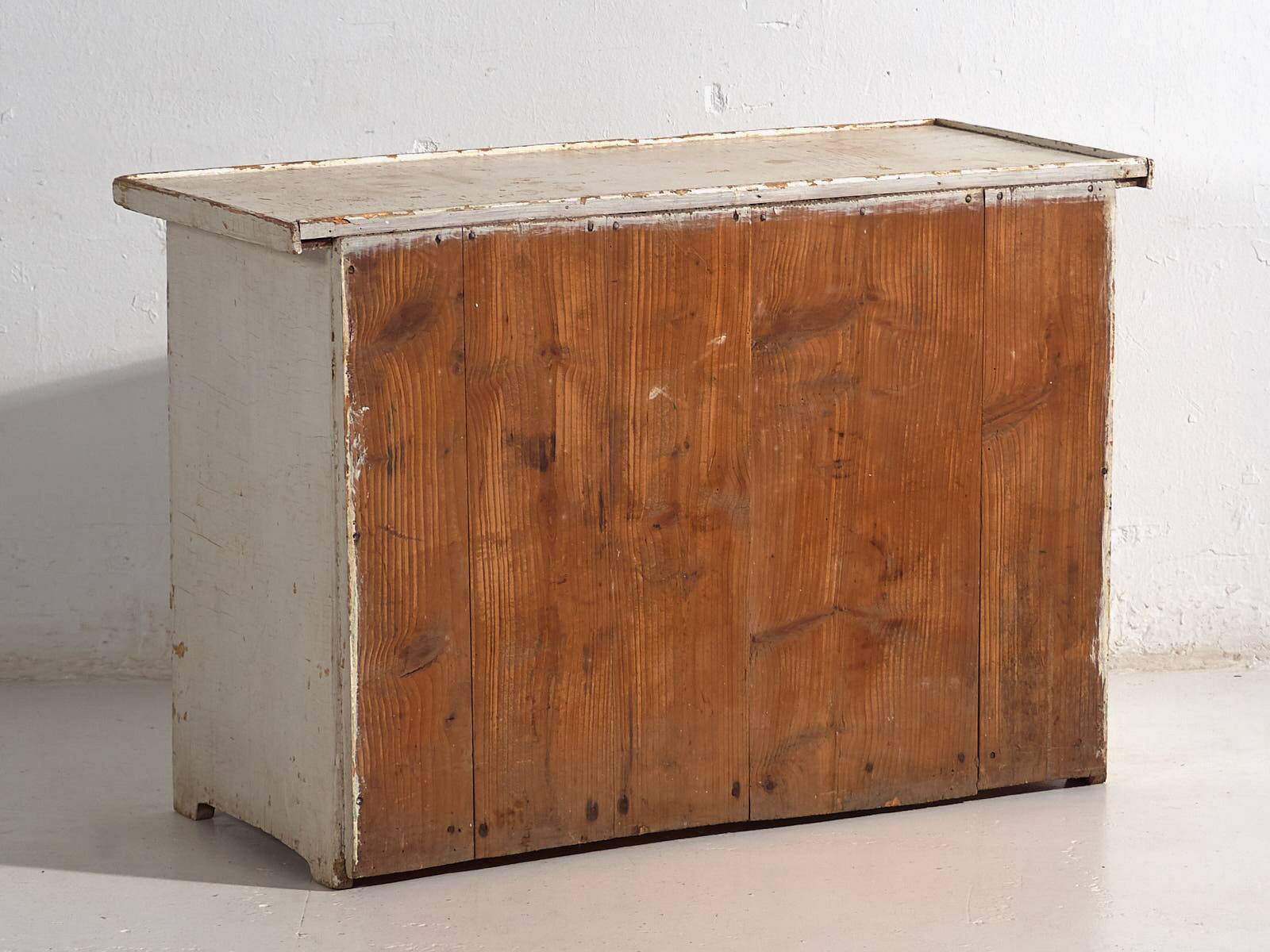 Ancienne petite armoire blanche (c.1900) #63