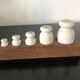 Antique porcelain weight series