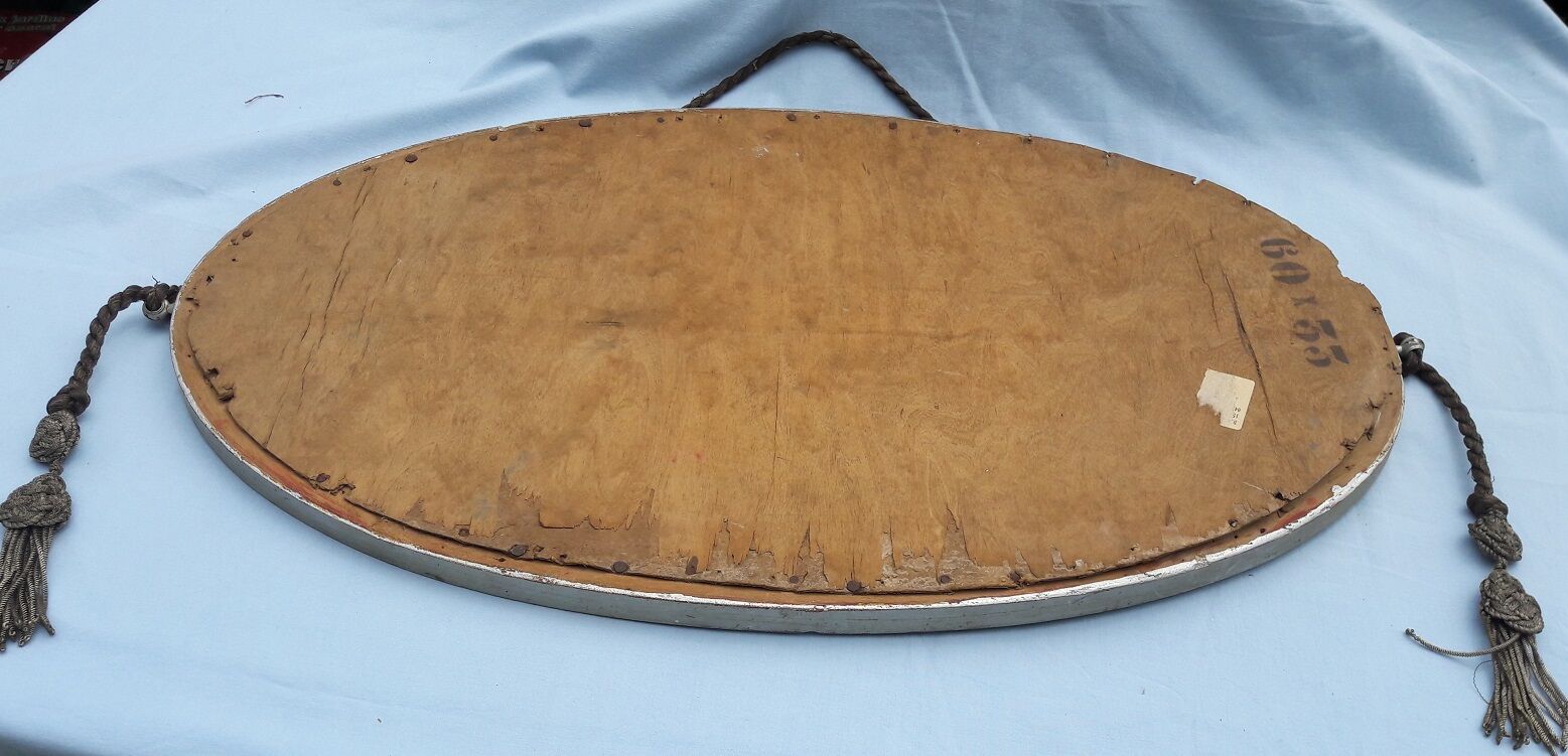 Oval mirror 38 x 65 cm