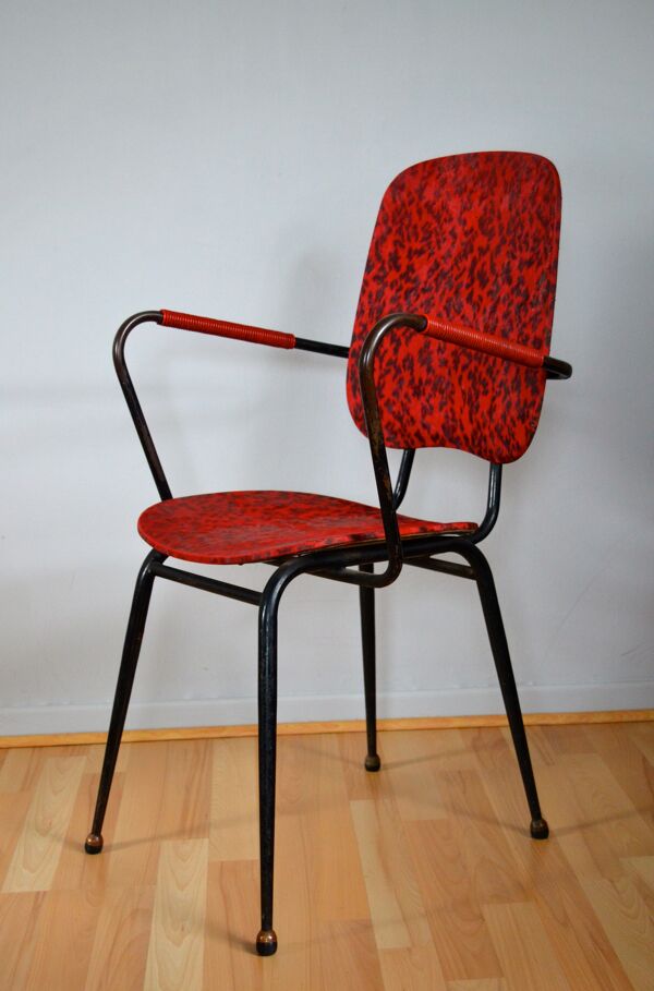 Fauteuil , circa 1950 , rouge