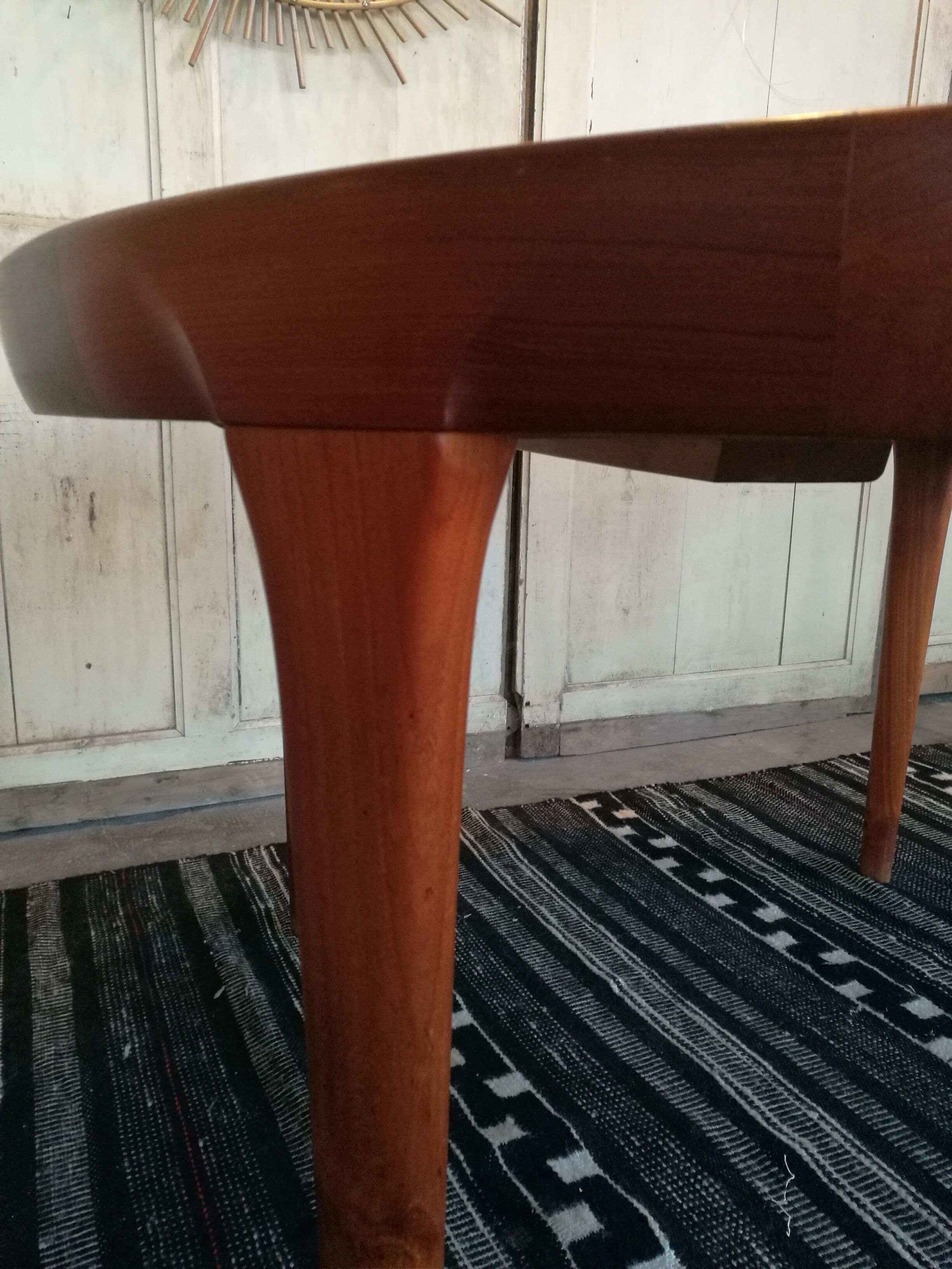 Danish teak table by Kofod Larsen for Faarup Møbelfabrik