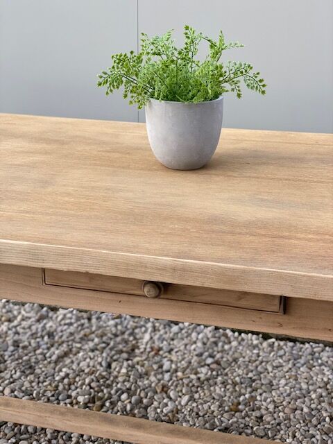 Sanded farmhouse table 2m