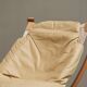 Pair of Sigurd Ressell Falcon Lounge Chairs leather, canvas, birch, 1970s