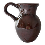 Old signed artisanal pitcher