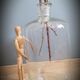Transparent 10L apothecary bottle