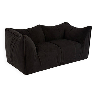 Canapé vintage Bambole marron foncé de Mario Bellini pour B&B Italia