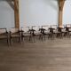 Set of 8 Pierre Jeanneret Office Cane Chairs, India 1950s