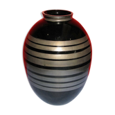 Vase ovoïde peint époque 1930