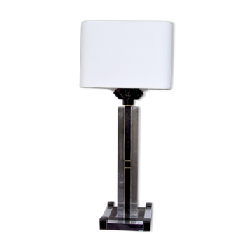 Lampe de table cubique Regency par Bd Lumica, Italie, 1980