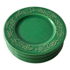 Vintage green dessert plates “Vines”