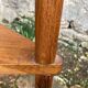 Solid wood corner shelf