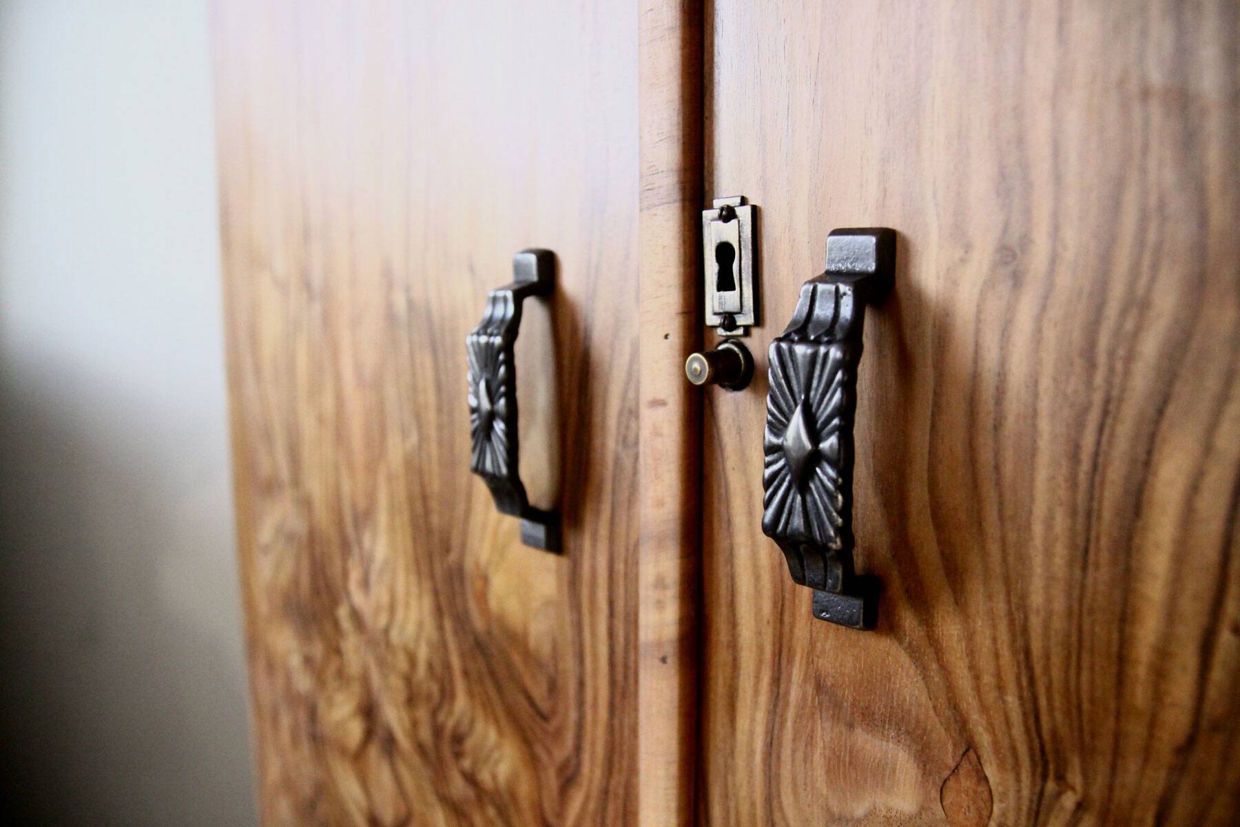 English Art Deco wardrobe