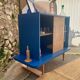 Upcycled buffet with sliding door