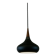 Black Orient Pendant Lamp by Jo Hammerborg Denmark