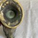 Bronze cup with green partial patina in the shape of a swan, Max le verrier