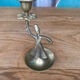 Old copper candle holder