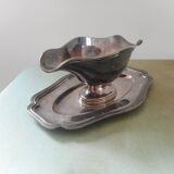 Silver plated sauce boat