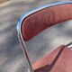 Souvignet 1970 stainless steel folding chair
