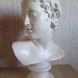 Head of a young man, plaster bust