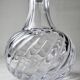 Small old Baccarat crystal carafe, Bambou/Tors model, early 20th century