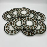 Set of 11 plates Boch model Bernadette