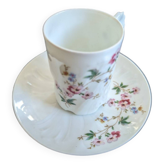 Limoges porcelain coffee cup Giraud