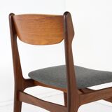 Very nice and solid set of 4 vintage chairs in teak - Findahl.