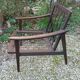 Scandinavian armchair in teak