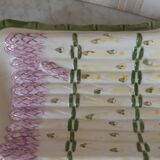 Kitsch earthenware asparagus serving dish