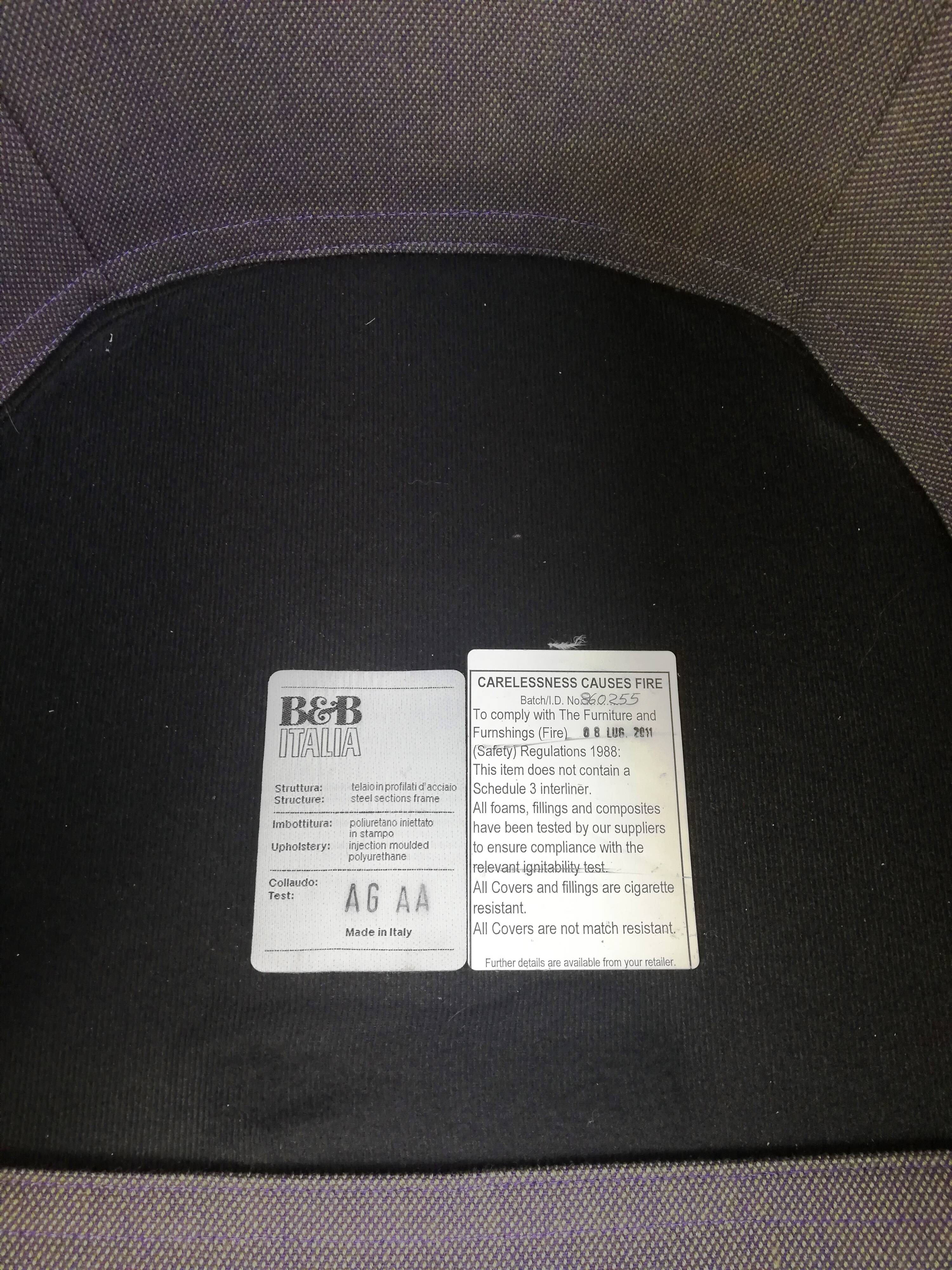 Paire de fauteuils tulipe, B&B Italia