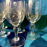 SET OF 10 LIQUEUR GLASSES IN VIERZON GLASS EMMA MODEL