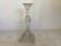 Antique moulded glass candlestick