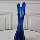 Soliflore in king blue glass paste