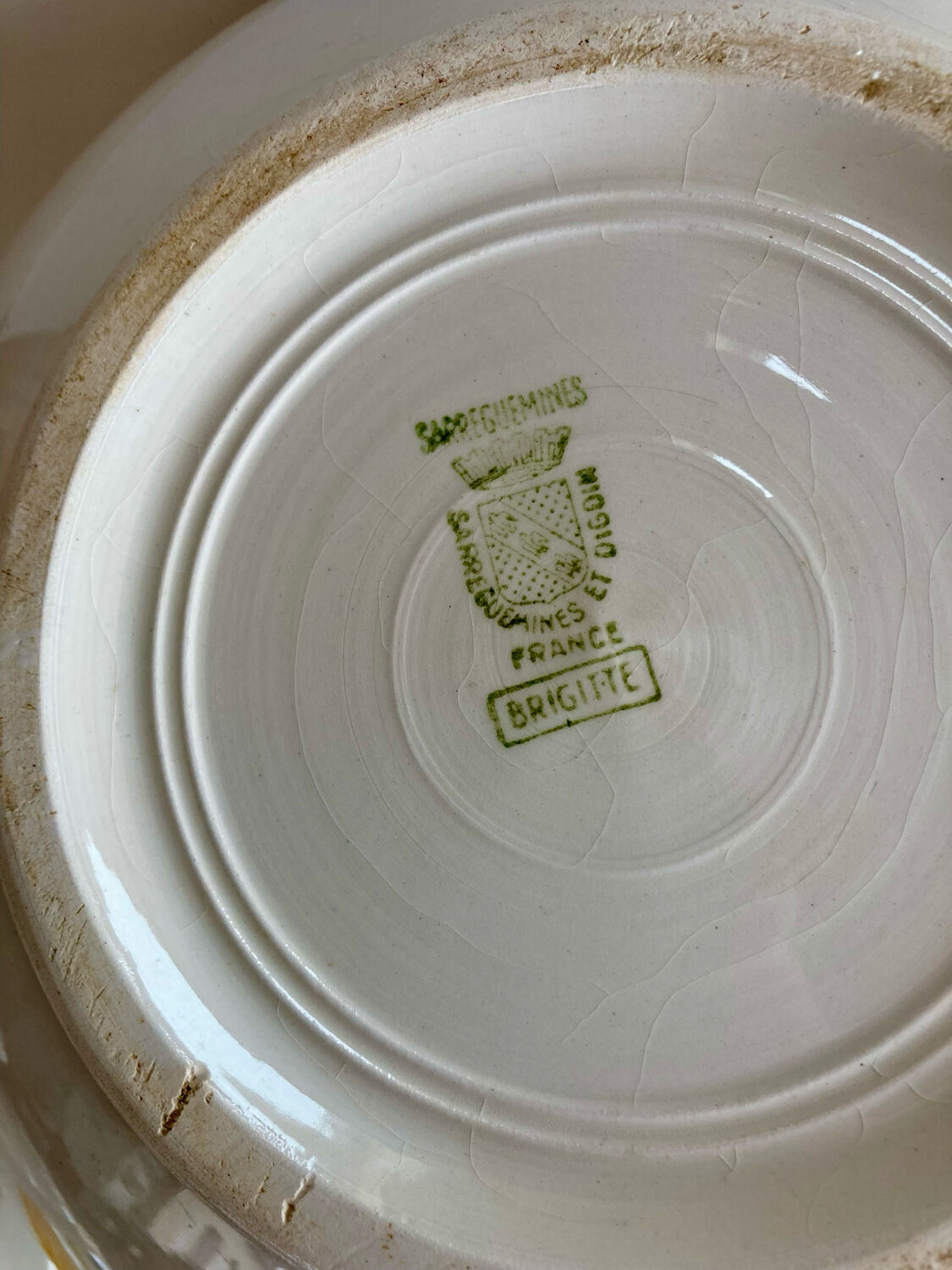 Vintage Sarreguemines soup tureen Brigitte