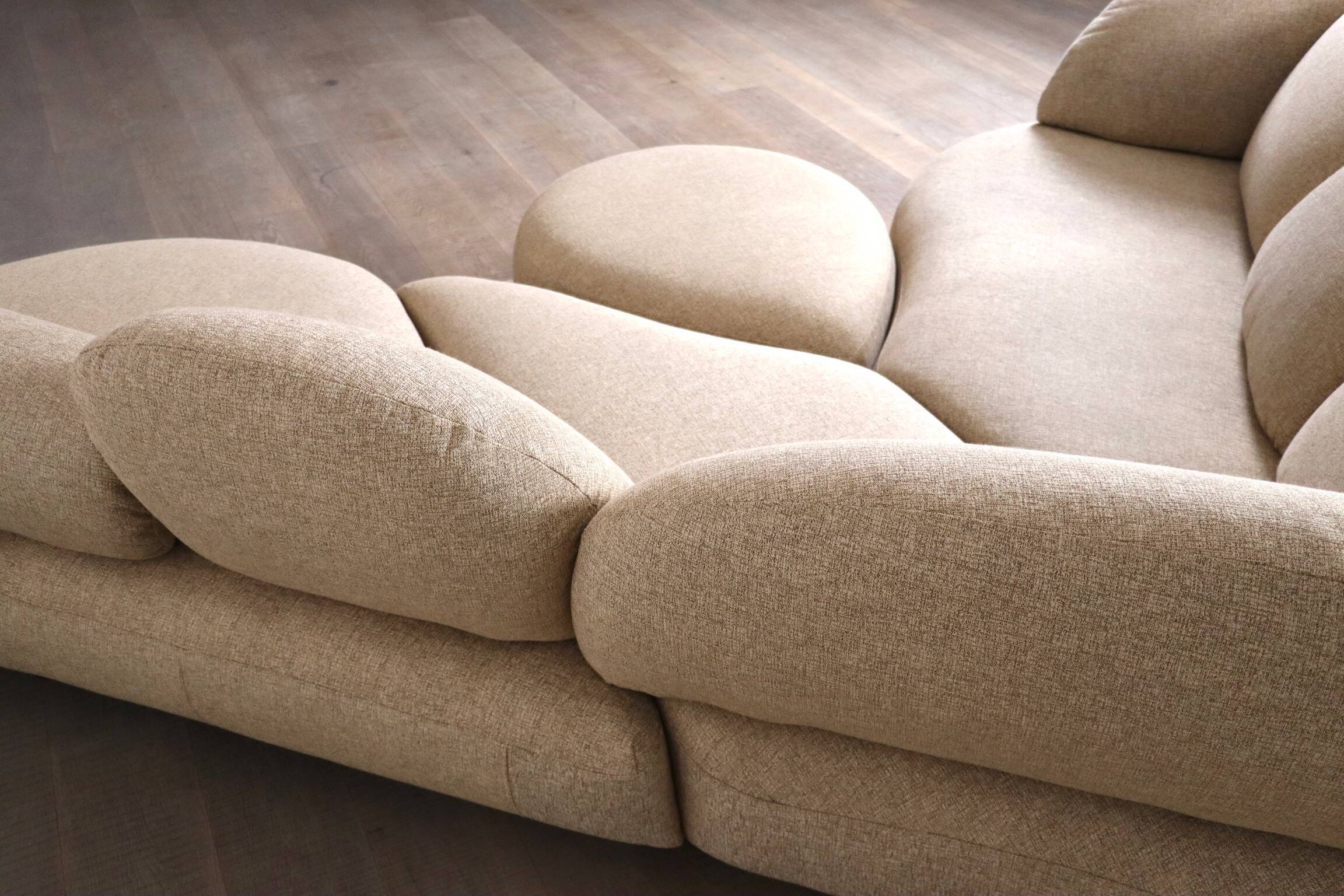 Sculptural Corner Sofa By Wiener Werkstätte, Austria 1970s