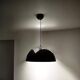 Lampe à suspension rare de Piuluce Vicenza - Design minimaliste fabriqué en Italie, années 1980