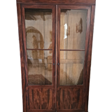 Mahogany showcase cabinet 19th