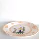 Plate in Nevers earthenware