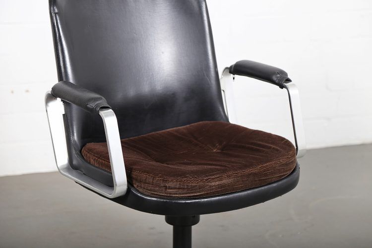 Fröscher Ib Kofod-Larsen leather office chair