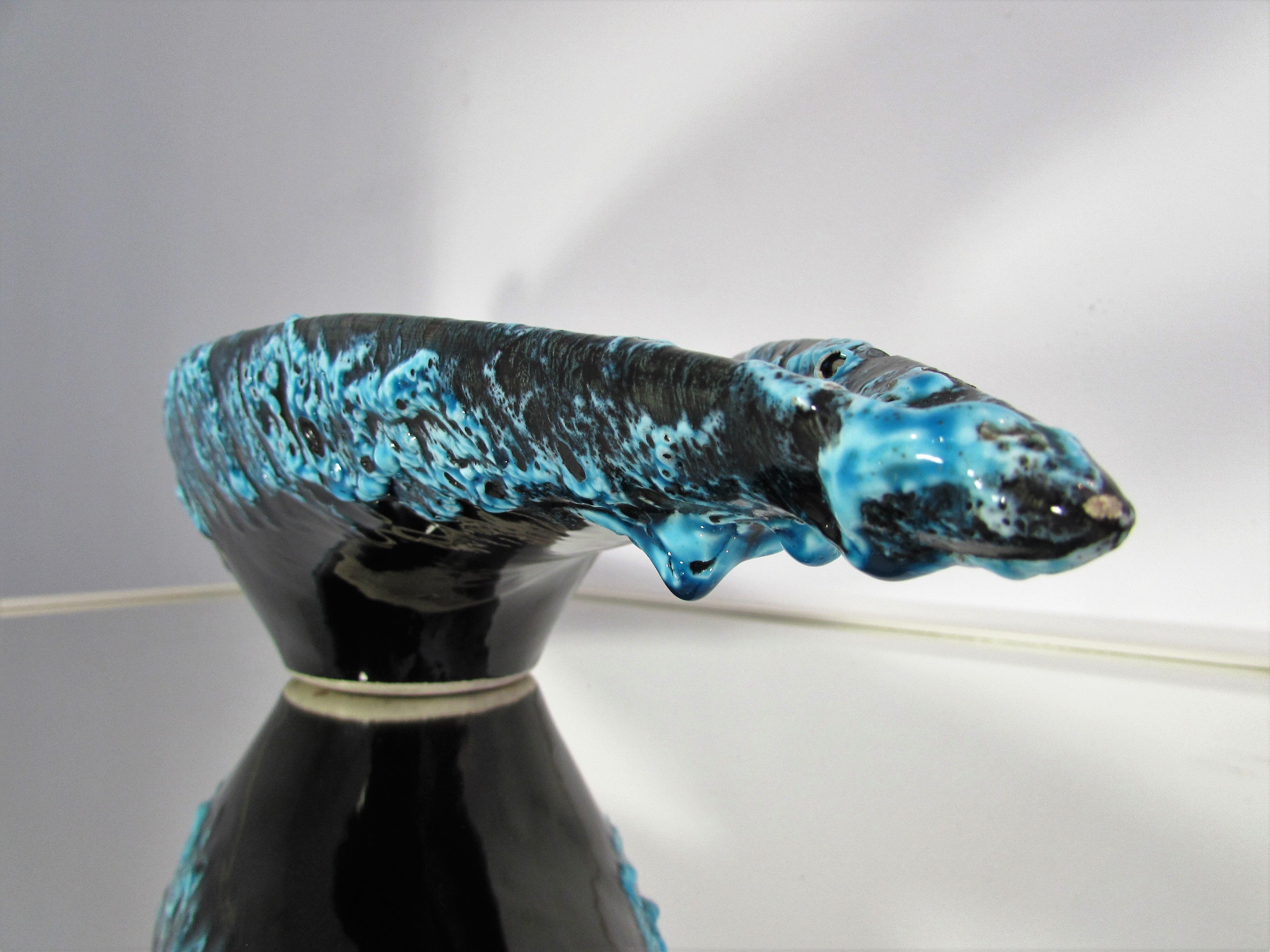 Large vintage ceramic bowl 1960's