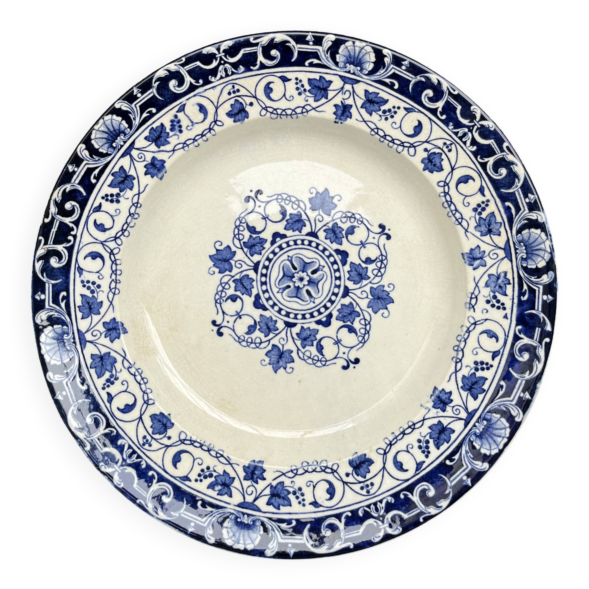 SET OF 12 PLATES - LOUIS XV SERVICE - MANUFACTURER JULES VIEILLARD