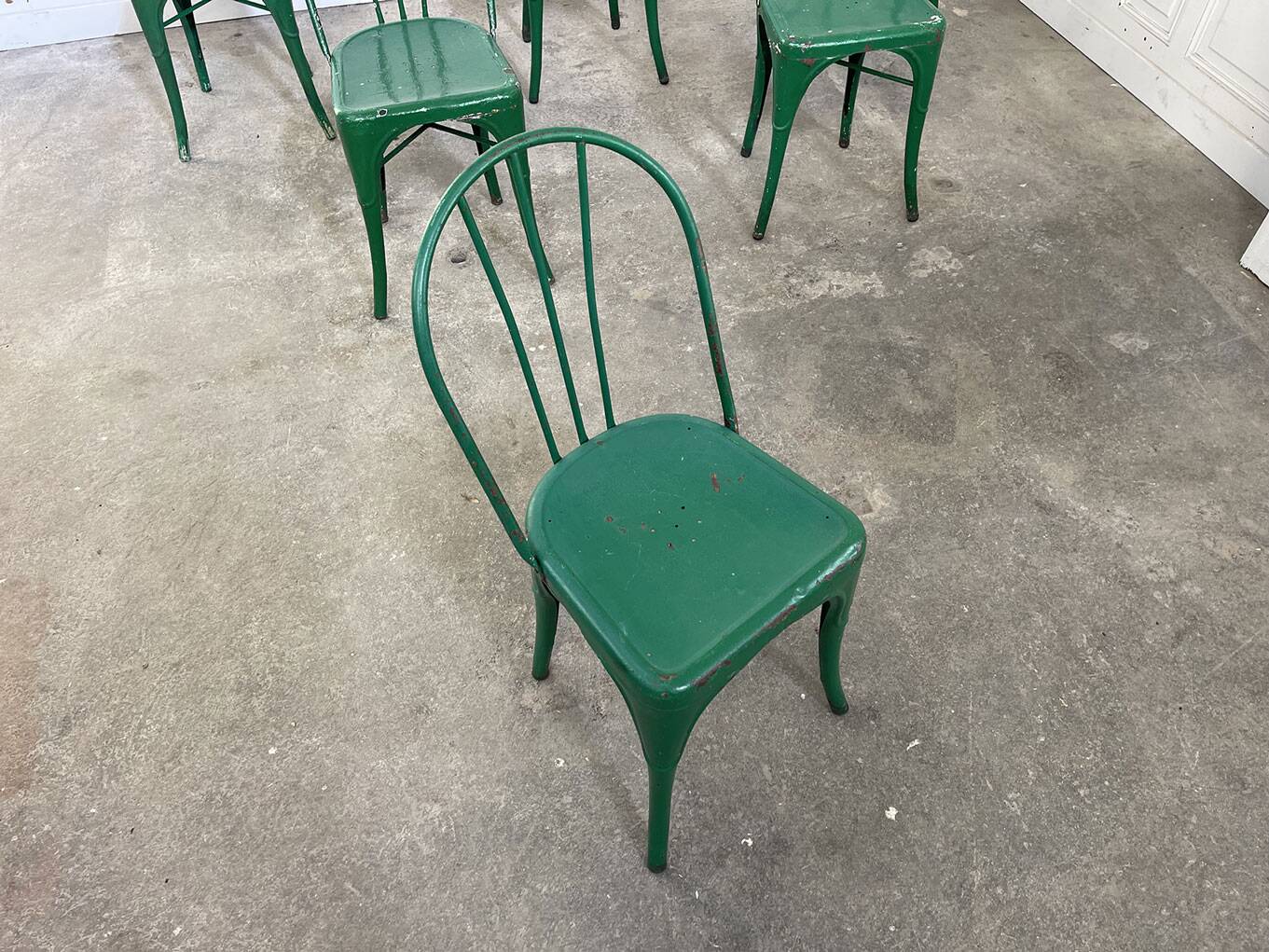 Set of 6 TOLIX chairs model "B"