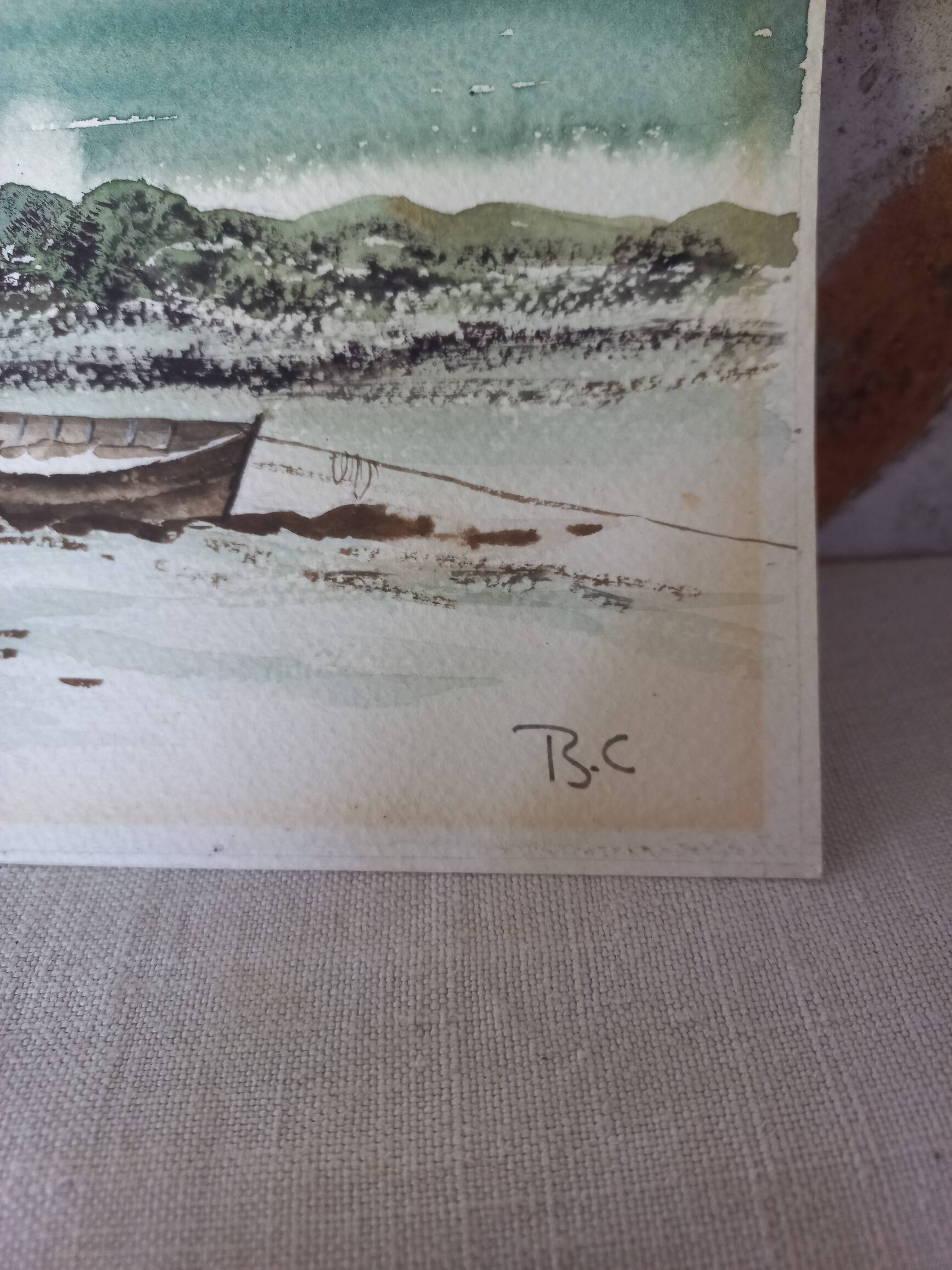 Marine watercolor
