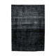 Tapis persan surteint noué à la main 289 cm x 402 cm tapis en laine noire