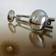 Wall coat rack in chrome metal from the 70s