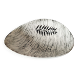 Vintage french 1960s stalins toledo - toledo dessert bowls black olive leaf