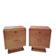 Art Deco bedside tables with steps - 1930s