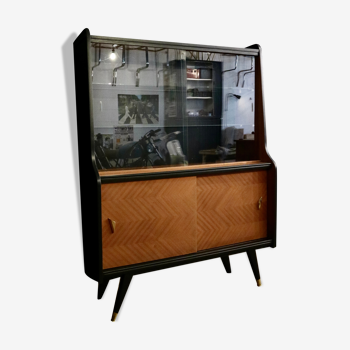 Restored vintage showcase buffet