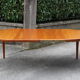 Danish teak extendable round table of the years 60