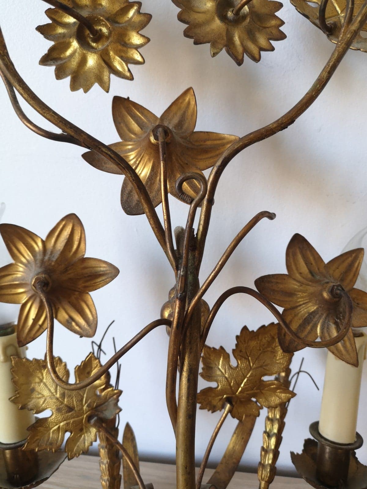 Sconce in brass from the 1950s